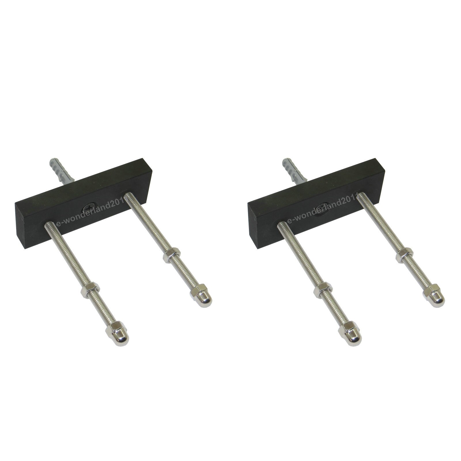 Colgador Skateboard Longboard cubierta flotante Pantalla de montaje en pared percha de Skate, soportes de almacenamiento y bastidores de Skateboard: 2 PK