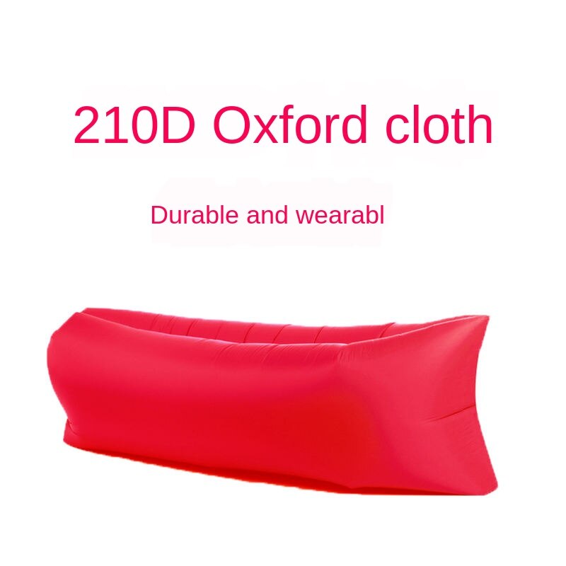 Outdoor inflatable bed Inflatable sofa Inflatable mattress Lazy sofa Portable sofa Beach lounger: Blue