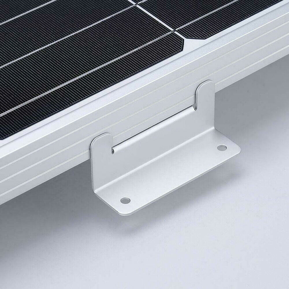 8pcs Solar Panel Mounting Bracket Flat Roof Mount Kit Home Car Aluminum Bracket Solar Panel Holder Stainless Steel Nut And Bolt