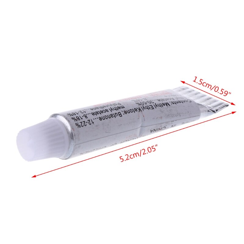 5Pcs Pvc Lijm Opblaasbare Reparatie Lijm Buis Patch Zwembad Boot Yoga Bal