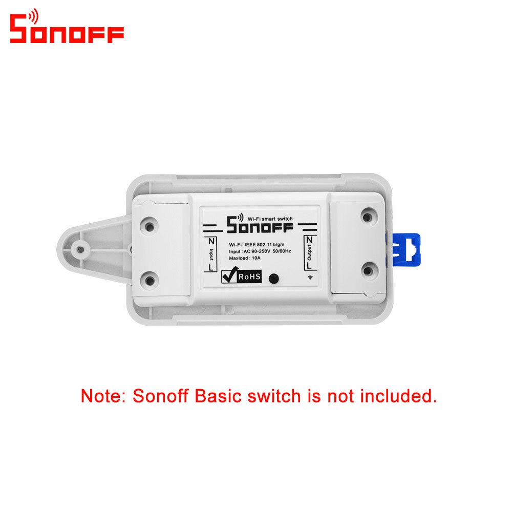 Itead Sonoff DR DIN Rail Tray Mounted Adjustable Holder Support Most Sonoff Products Basic RFR2 RFR3 POWR2 TH10/16 Dual
