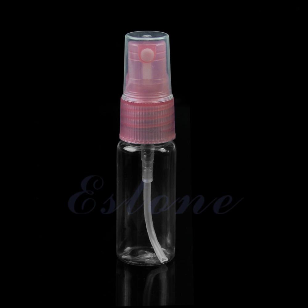 1Pc 10Ml Mini Portable Lege Plastic Parfum Verstuiver Verstuiver Spray Fles