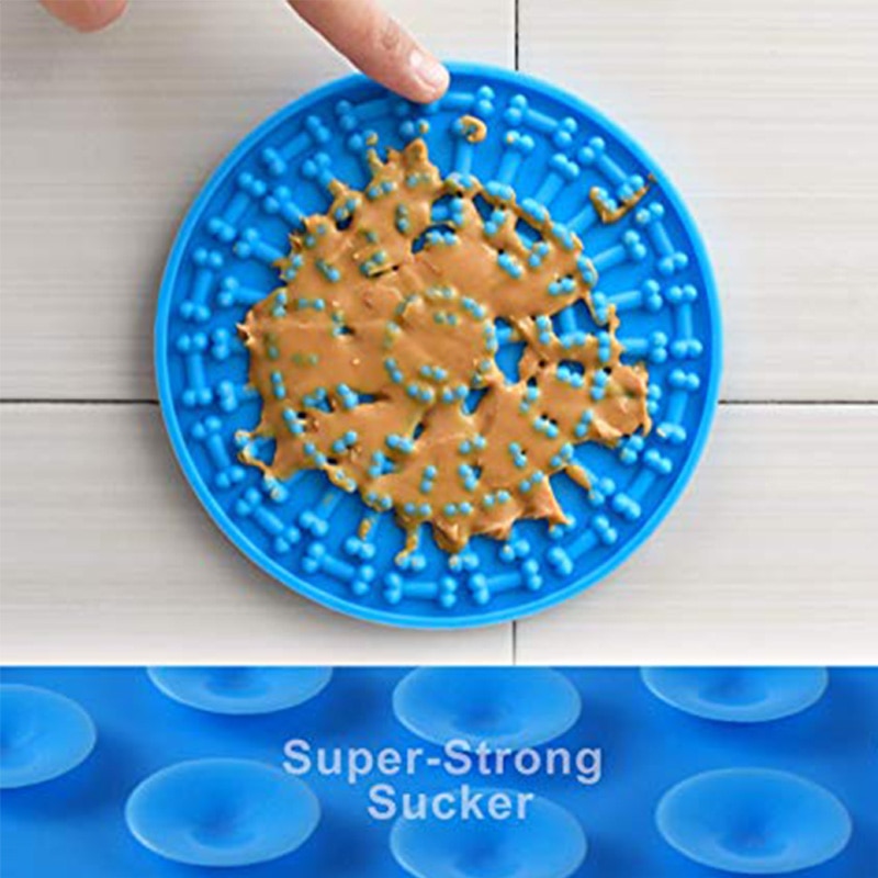 Silicone Dog Lick Mat Suction Dog Lick pad Lick mat for Pet Bathing Grooming and Dog Training
