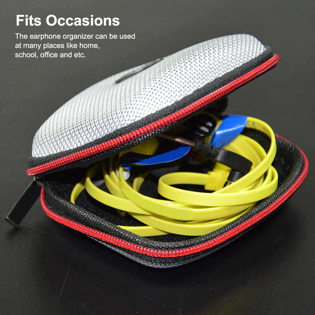 KZ-Bolsa de almacenamiento para auriculares inalámbricos, caja para auriculares, interior, exterior, casa, oficina, viaje, funda protectora con cremallera