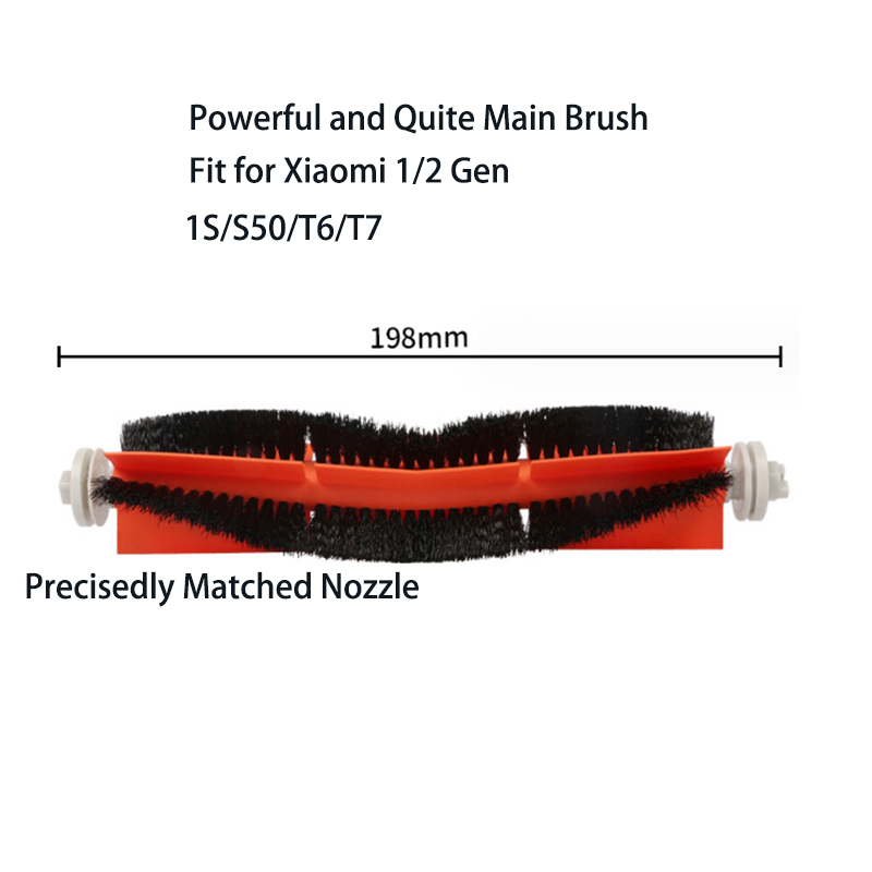 Spazzola laterale principale per Xiaomi Mi robot 1/ 1S SDJQR01RR SDJQR03RR RoboeockT6/T7/S5 aspirapolvere accessori Hepa polvere scatola