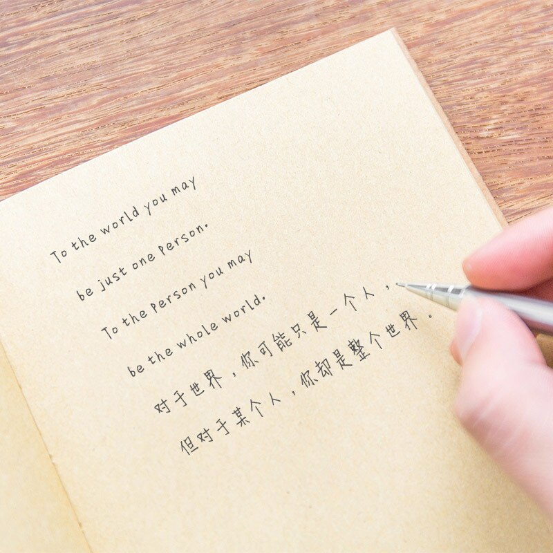 A5 Vintage Kraft Paper Blank Sketchbook Drawing Graffiti Sketchpad Writing Pads Notebook Student Stationery School Supplies