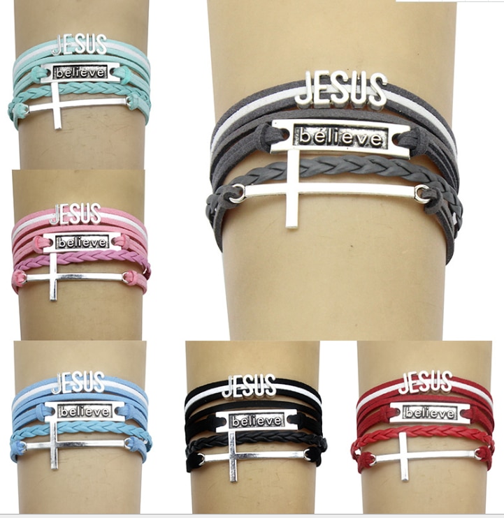 Kruis Van Jezus Armband Jesus Fish Christian God Jezus Jewelrychristian Religieuze Sieraden Armbanden