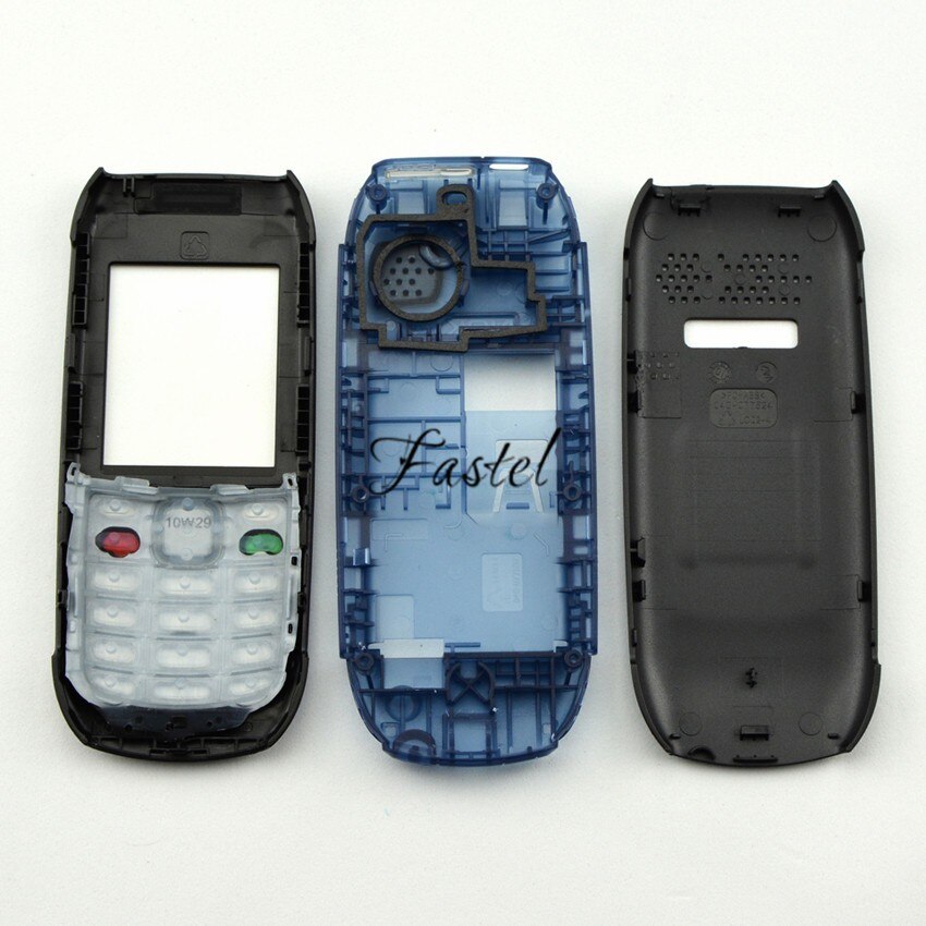 For Nokia 1616 replacement parts Full Complete Mobile Phone housing cover case + Russian/English/Arabic Keypad
