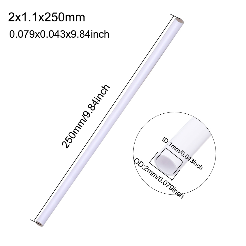 20 piezas ~ 5 uds tubo redondo ABS tubo hueco de plástico diámetro 3mm/4mm/5mm/6mm/8mm/10mmDIY Material de mesa de arena hecho a mano modelo de construcción