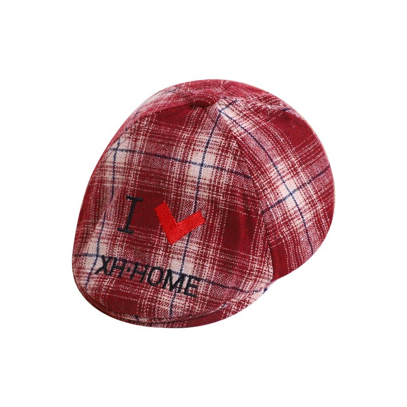 Baby Hoed Katoen Plaid Mode Baby Voor Jongens Baret Cap 2-3 Jaar Oude Baby Hoeden Kids Accessoires comfortabele Caps Zonnehoed