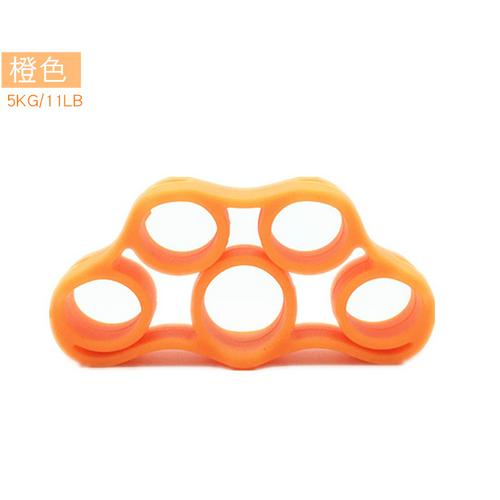 3/4/5KG agarre de dedo silicona fuerza Traine Grips Gripper herramientas banda de resistencia muñeca Flexible ejercicio Fitness equipo: Rosa