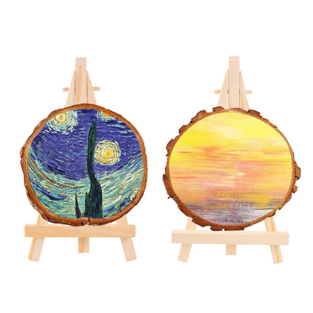 5pcs Portable Mini Wooden Easel Display Stand Tripod for Artist Painting Sketching DIY Arts Photo Cards Displaying