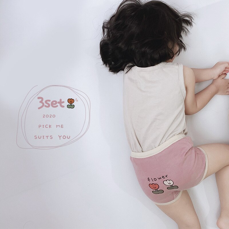 Slip boxer per bambini slip in cotone per bambini stampa per ragazze slip per bambini morbidi mutandine per bambini carine 6 pezzi1 lotto PT02