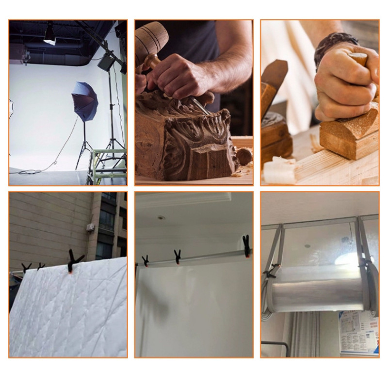 Abrazadera de tela para fondo, Clips de soporte para fondo de fotografía, duradero, multifunción, práctico, , conveniente para fiestas, bodas