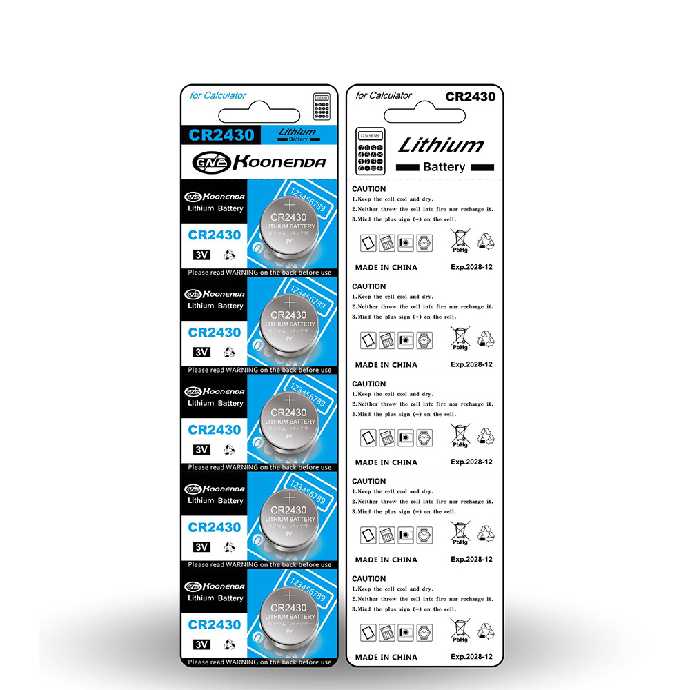 2-10PCS CR2430 3V 400mAh Lithium Battery DL2430 BR2430 Button Coin Batteries for Key Fob Watch Alarm Clock Car Remote Contro