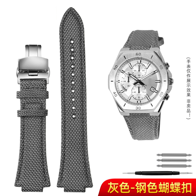 Bracelet en métal et acier inoxydable pour bracelet de montre Casio série Edifice Farm Oak EFB-680 ECB10YD bracelet de montre convexe pour hommes 12mm 14mm: BLACK WHITE / 17mm