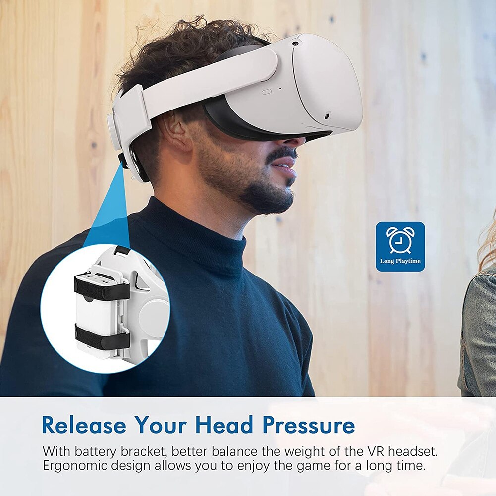 -Elite-Correa de cabeza para Oculus Quest 2 VR, accesorios ajustables para Oculus Quest 2, Halo, accesorios para VR