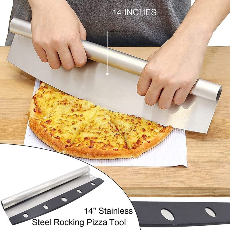 Perforated Pizza Peel, 12 Inch Anodized Aluminum Pizza Paddle with Detachable Handle Rectangular Pizza Turning Peel