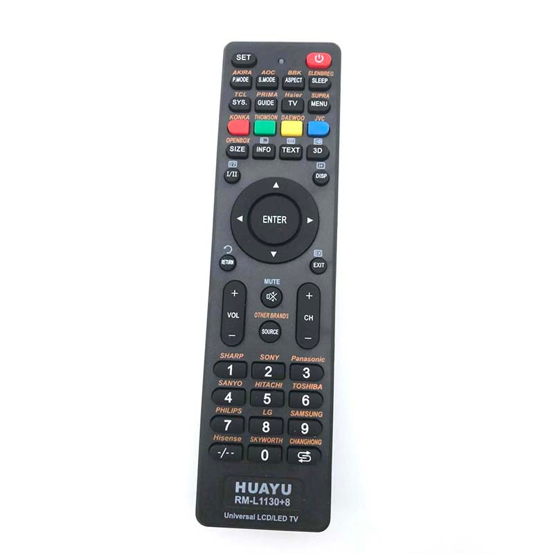 Mando a distancia Universal de TV, repuesto para ORION OPEN ORIENT ONIDA FUSION FUNAI FUNAIPC DMTECH DIGITAL DAWA DEX