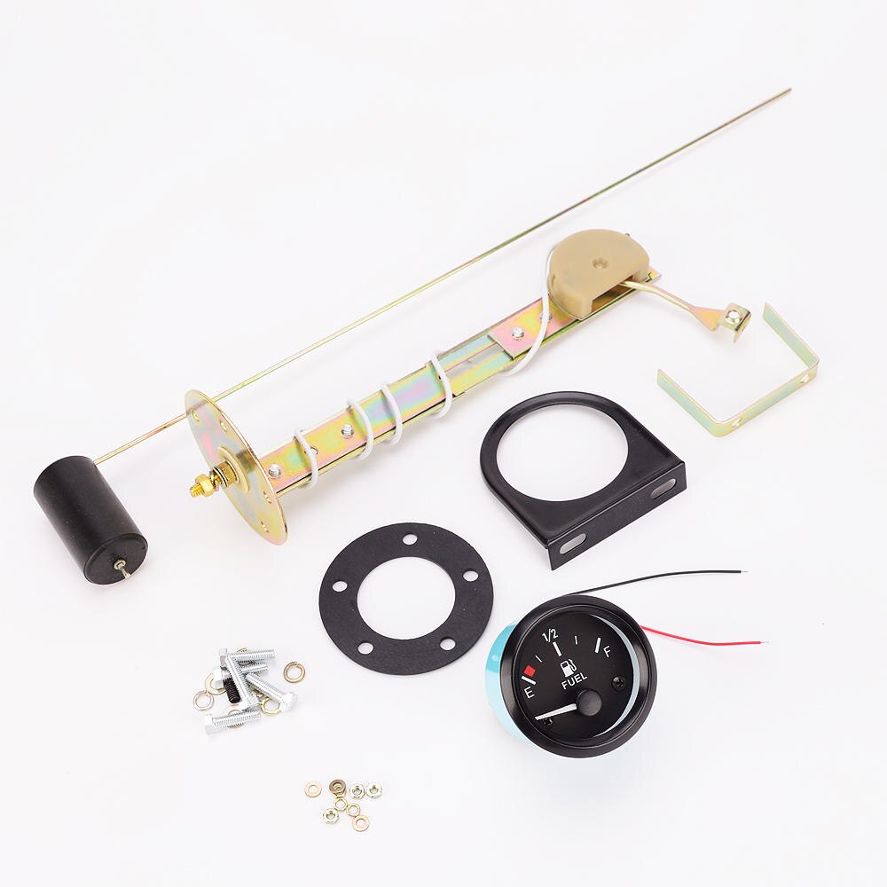 2''/52mm Car Fuel level Gauge &amp; Float Universal Auto Fuel Gauge Black Fuel Level Gauge Meter High Sensitivity