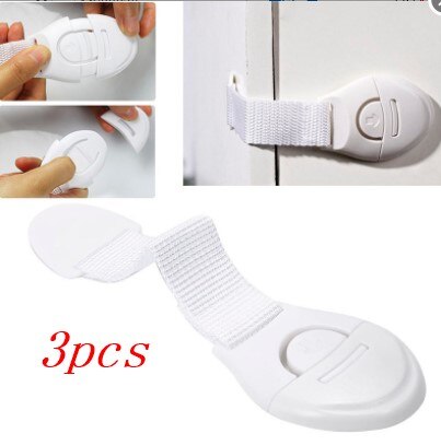 3/5pcs Child Lock Of Children Locking Doors For Children&#39;s Safety Kids Safety Plastic Safety Lock Baby Care: 3pcs