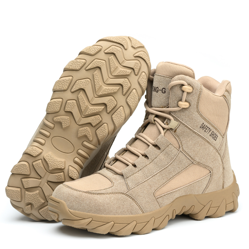 Tarn-Sicherheitsstiefel für Männer und Frauen, unzerstörbare Arbeitsschuhe, Klettern, Stahlkappe, Schutzstiefel, pannensichere Sicherheitsschuhe: 45