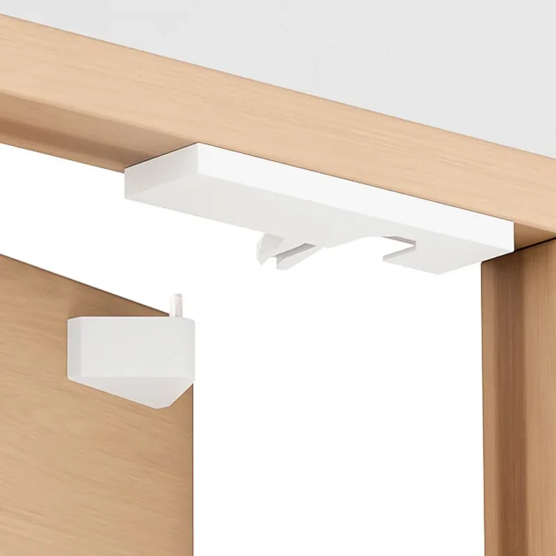 Left Side Cache Damping Door Stopper, Right Side Automatic Door Closer with Anti Pinch Function Door Stopper