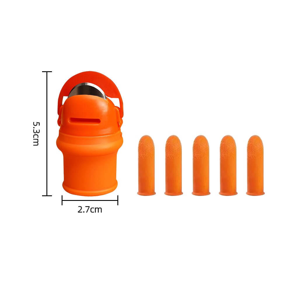 Pruning horticulture Thumb Knife Finger Vegetable Fruit Pepper Harvesting Picker Plant Blade Scissors Garden Farm Picker Tool: Set B L