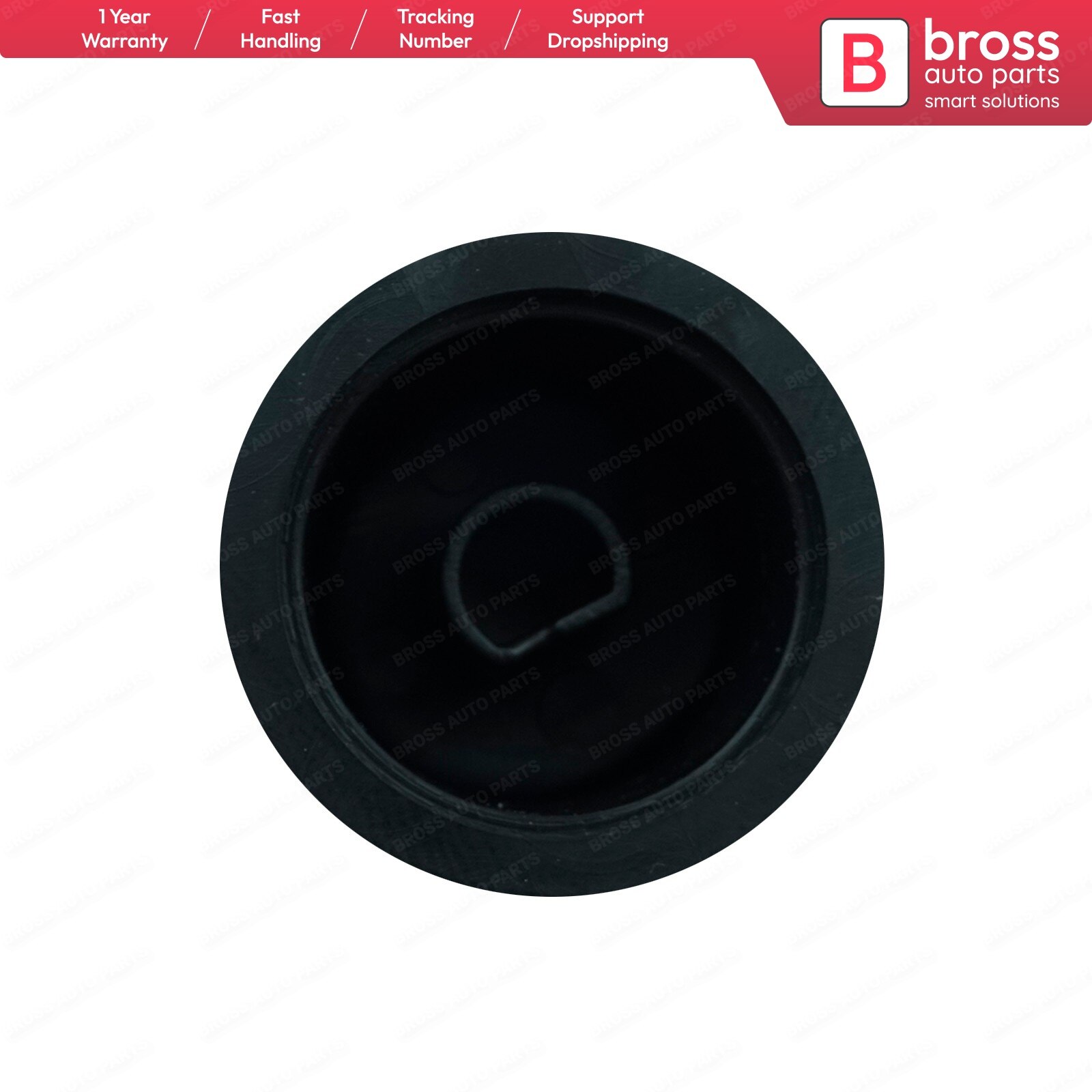 Bross Auto Parts BDP609 Radio Power Volume Knob Button for Ford Fast Shipment Ship From Made in Turkey turkey