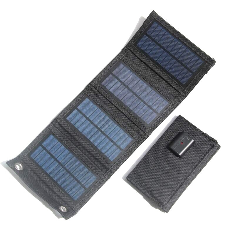 30w/50w/70w solpanel usb 5v hopfällbar solcellsladdare vattentät solcell portabel utomhus mobil ström för campingvandring