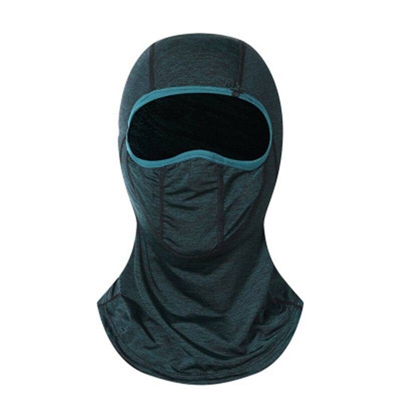 1pc Solid Breathable Summer Cool Balaclava Face Mouth Mask Man Women Unisex Outdoor Cycling Mask Black Mask Mouth Head Cover