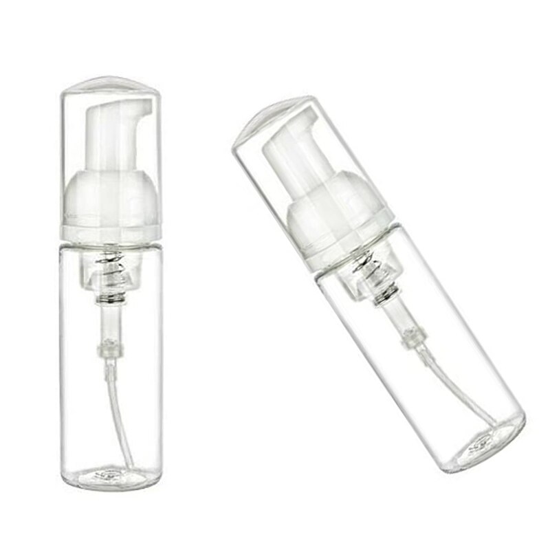 10 stk 50ml / 1.7oz.  skummende såpedispenser liten mini reisestørrelse tom skumpumpeflaskedispenser