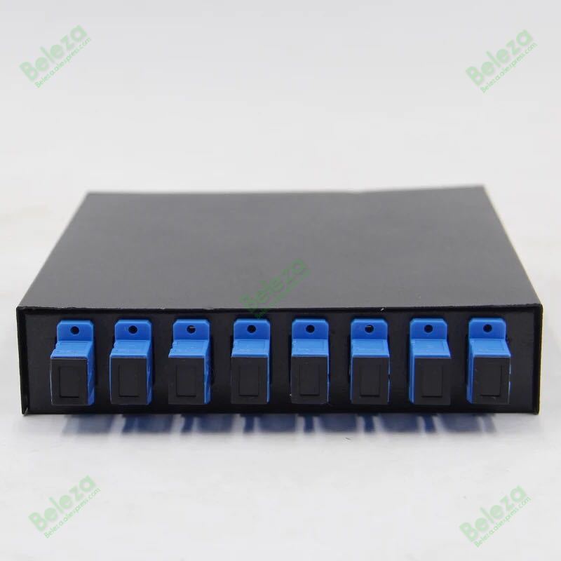 1x8 ports pigtail Cassete Splitter box Fiber optical Patch Panel Fiber optic terminal box 8 core CATV SC FPC with adapter
