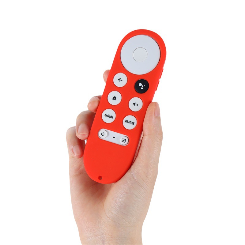 Silicone Protective Case for Google Chromecast SmartTV Remote Control Non-slip Soft Durable Shockpro Protective Cover Shell