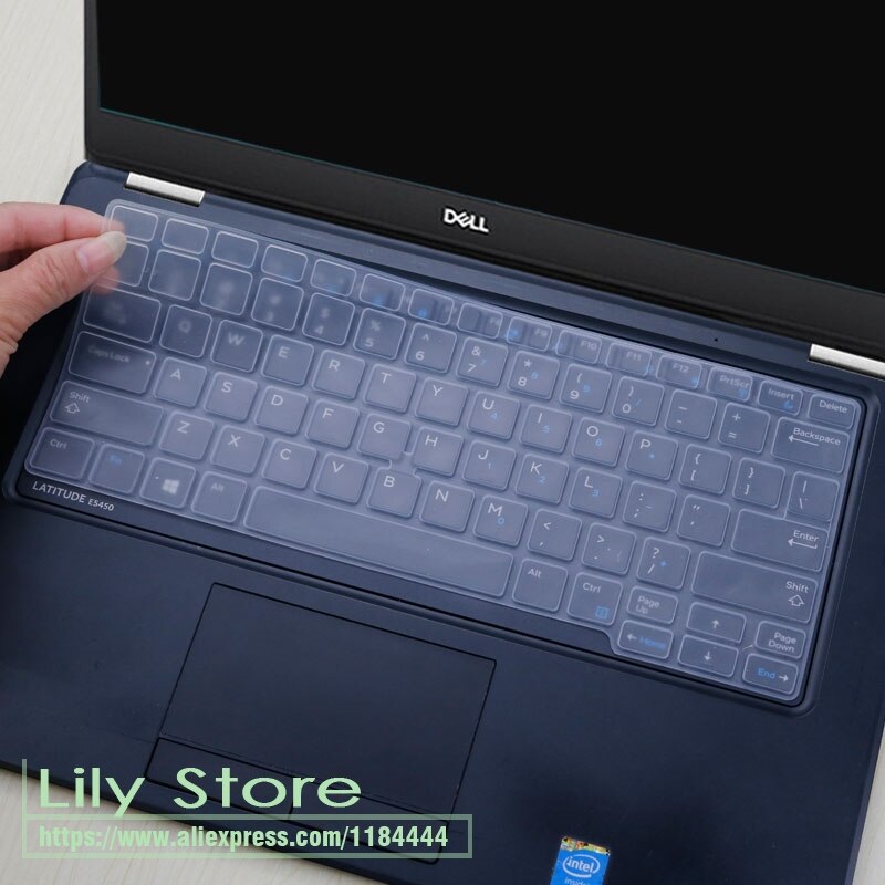 Silicone Notebook laptop Keyboard cover protector skin For DELL LATITUDE 3400 5400 5401 7400