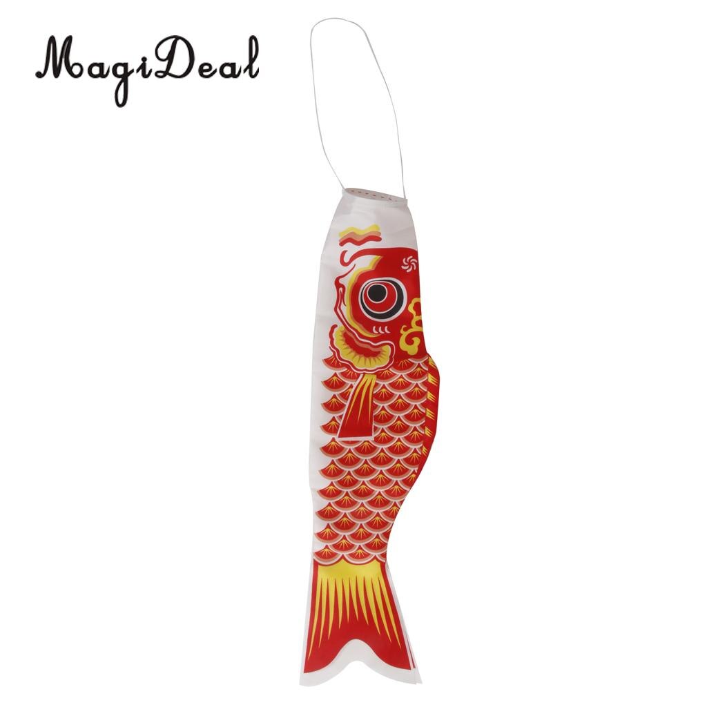 Magideal japanse karper windzak streamer vis vlag vlieger nobori koinobori tuin tuin waterdichte banners kleurrijke decoratie