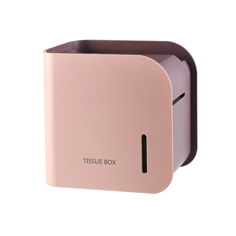 Multifunctional Non-perforated Toilet Tissue Box Holder Waterproof Roll Paper Sanitary Napkin Storage Rack Accessories: 2