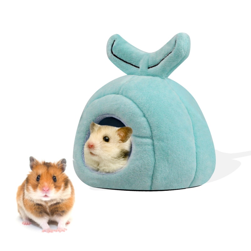 Hamster House Guinea Pig Accessories Hamster Cotton House Small Animal Nest Winter Warm For Rodent/Guinea Pig/Rat/Hedgehog