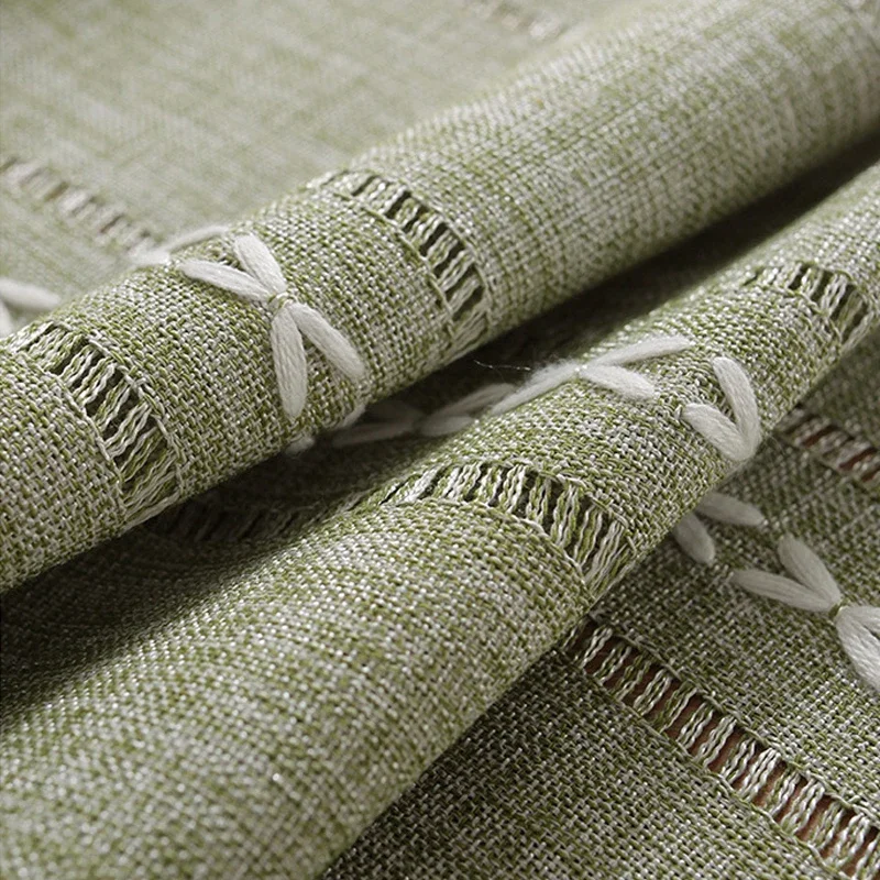 Bordlöpare i 1pc med tofsar, rustik duk i lantlig stil för babyshower, födelsedagsfest, bröllopsbordstillbehör