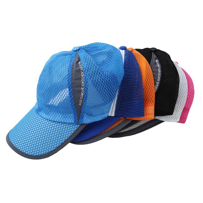 HENGSONG Unisex Summer Breathable Golf Cap Hat For Women Men Mesh Cap Snapback Hat Golf Cap Men Sport Brand Hat Golf Cap Men