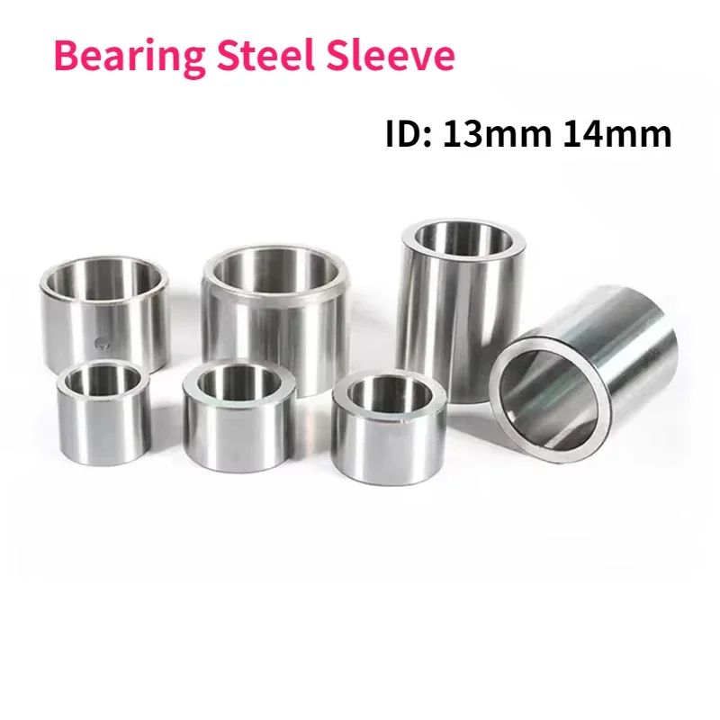 1 pezzo cuscinetto manicotto in acciaio ID 13mm 14mm boccola dell'asse resistente tutto'usura manicotto guida anello in acciaio distanziatore