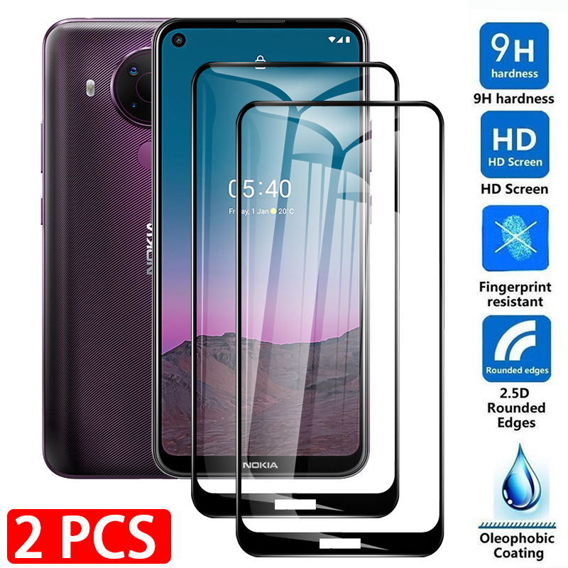 2 Pcs Protective Glass For Nokia 5.4 1.4 2.1 2.2 2.3 2.4 3 3.2 3.4 4.2 5 5.3 6 6.2 7 7.2 8 9 Pureview Tempered Screen Protectors