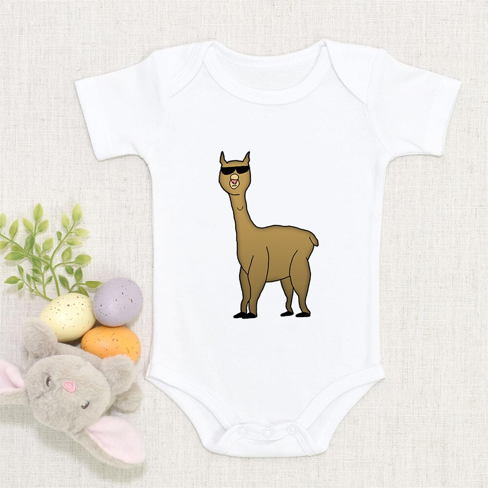 Baby Junge Kleidung Lustige Alpaka Trägheit Baby 2022 Neugeborenen Baby Mädchen Bodysuit Kleinkind Baby Gesamt eins-Stück Ropa Bebe harajuku: HY-20AC1861 / 18-24M