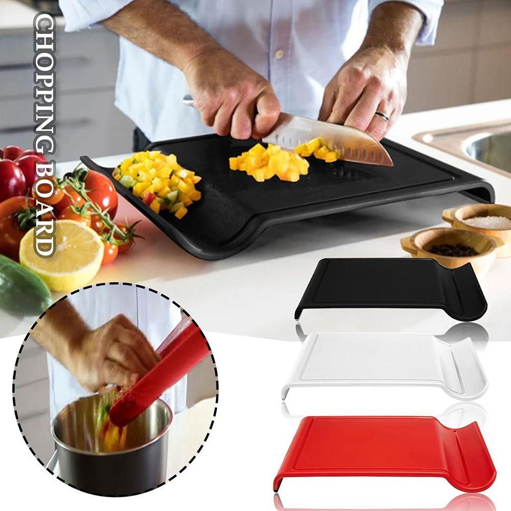 U-Shaped Multi-Function Cutting Board With Grooves Non-Slip Chopping Cutting Kitchen Vegetable Smart Meat Board Fruit Y5E5