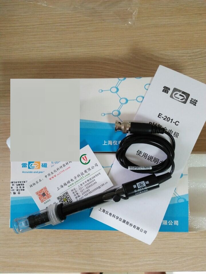 PH composite electrode E-201-C rechargeable composite electrode/PH electrode/acidity meter PHS-3C