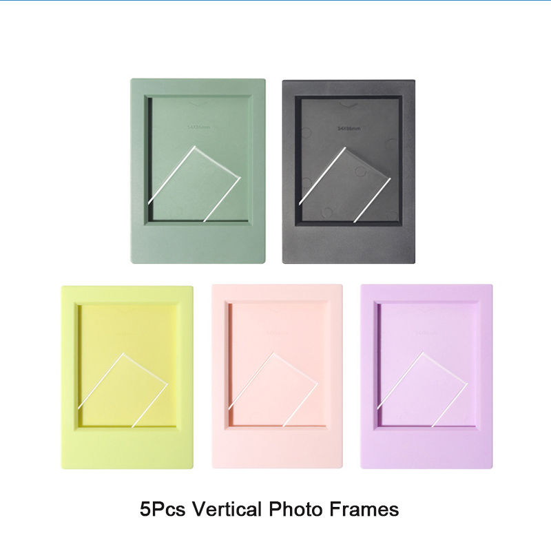 3-- tommers klassisk vertikal fotoramme til fujifilm instax mini 12 film mini link 3/ liplay /11/9/8/40/ evo umiddelbar fotokameraramme: Lavendel