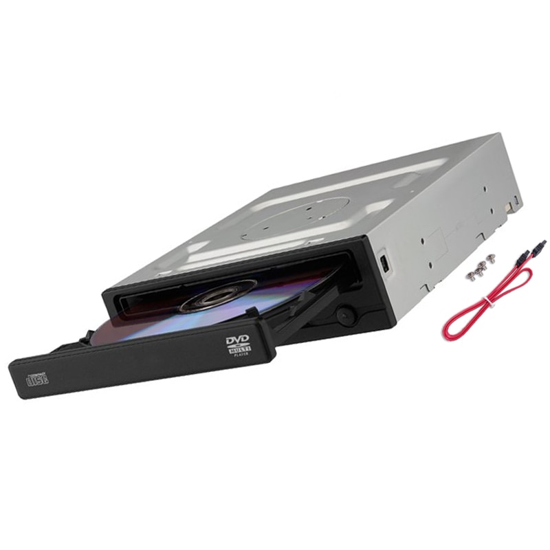 Universal för samsung dvd -rw 24x stationär dator intern sata-optisk enhet som spelar in dvd/cd-skivor