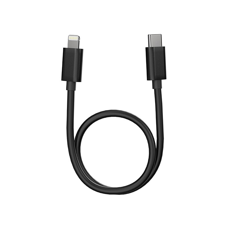 FiiO-Adaptador de LT-LT3 tipo C a cable de decodificación lightning para iPhone de Apple, con fiio Q3, K9 PRO, M15, M11 PLUS, BTR5, cola pequeña de 20cm