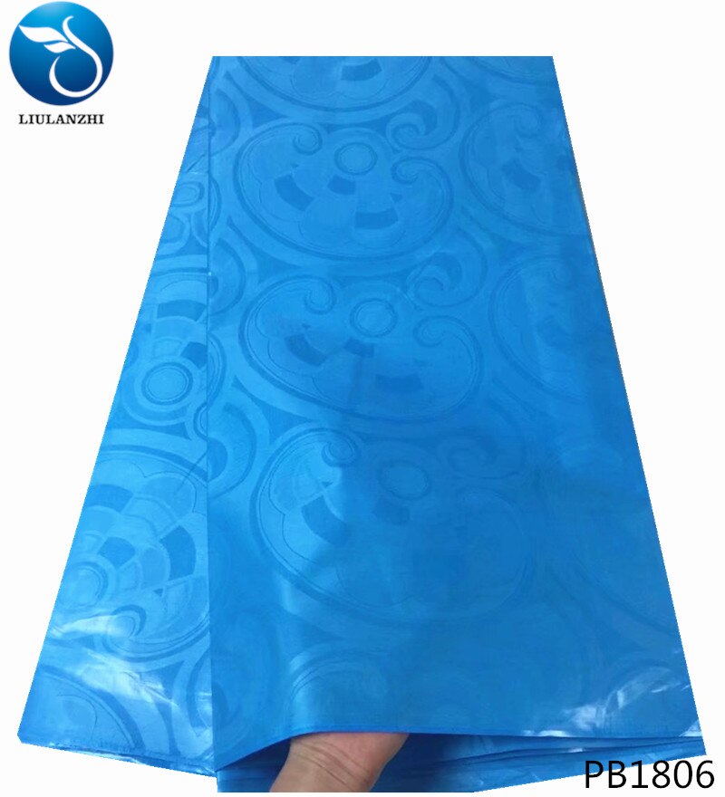LIULANZHI africain bazin riche tissu africain bazin tissu violet bazin riche getzner pour hommes tissu 5 yards/lot PB18: PB1806