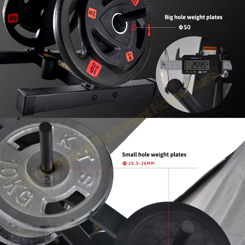 Universal Floor Barbell Plaat Rack Ruimte-Efficiënte Gewicht Disc Opslag Houder Barbell Beugel Thuis Fitness Halter Platen Frame